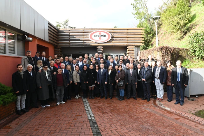 ERDEMİR GENEL M&Uuml;D&Uuml;R&Uuml; YAZICI BASIN İLE KAHVALTIDA BİR ARAYA GELDİ