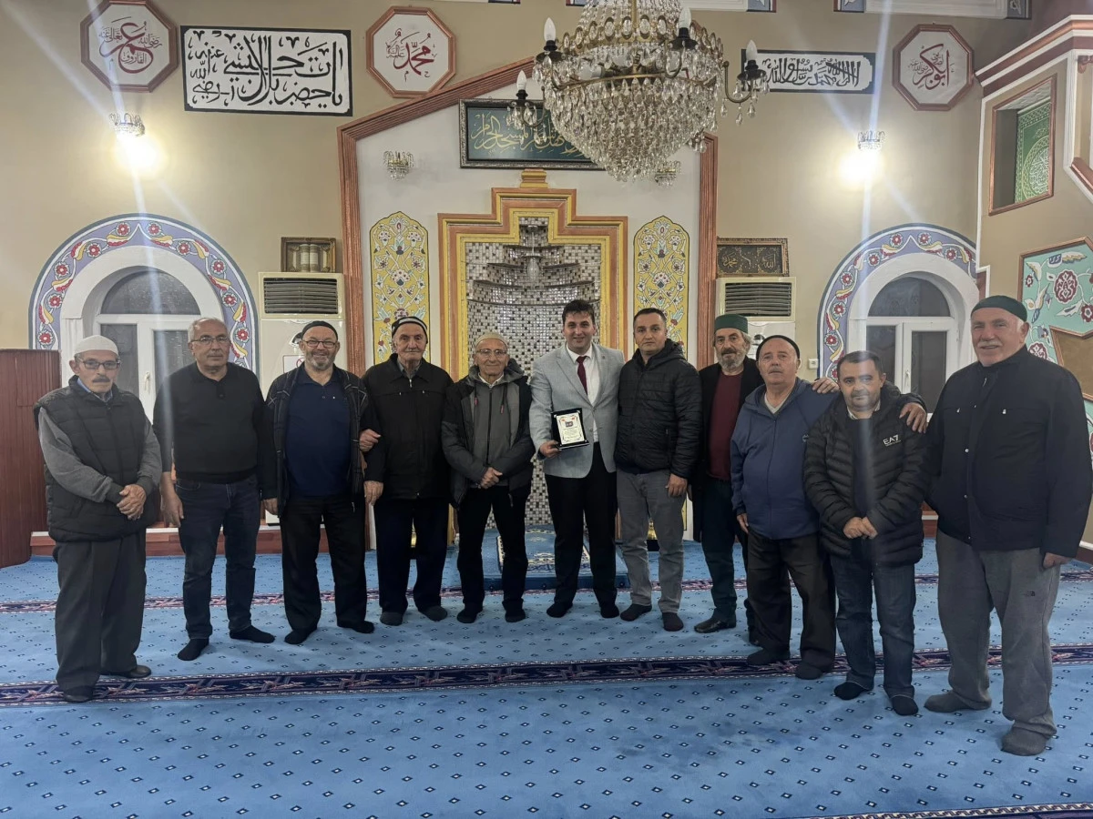 GENÇ MUHTARA CAMİ DERNEĞİNDEN TEŞEKKÜR PLAKETİ