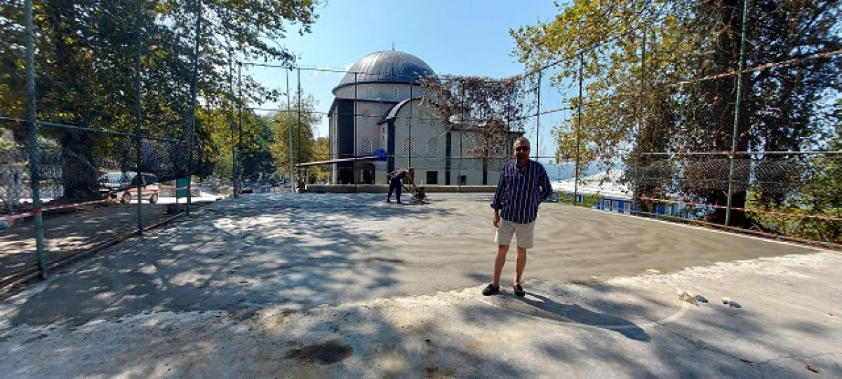 KAVAKLIK BASKETBOL SAHASININ ONARIMI YAPILDI 