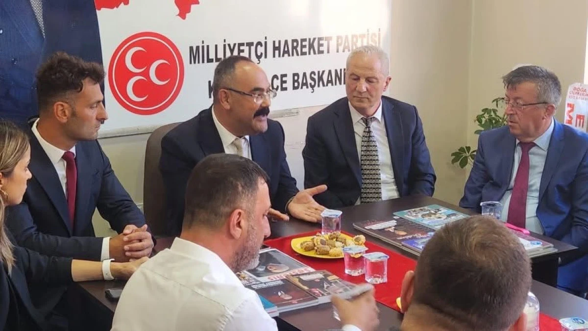 KORKMAZ KOZLU İL&Ccedil;E BAŞKANLIĞINI ZİYARET ETTİ