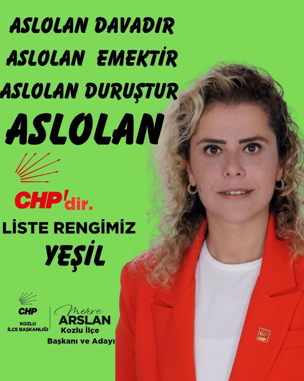 KOZLU’DA MERVE ARSLAN KAZANDI