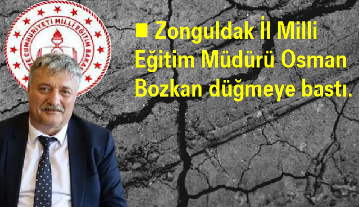 MİLLİ EĞİTİMDE DEPREM 