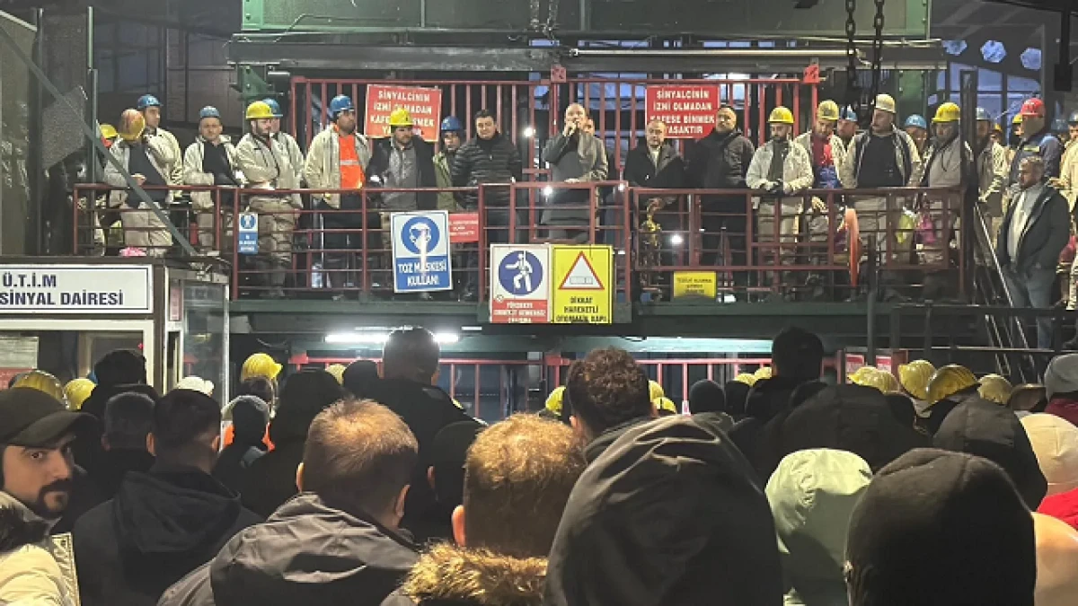 TAYFUN DEMİR MADEN İŞ&Ccedil;İSİNİ BİLGİLENDİRDİ